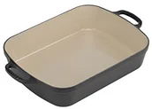 Brytfanny - Le Creuset 20184330002422 żeliwa bratreine 33 cm, w kolorze czarnym 20184330002422 - miniaturka - grafika 1