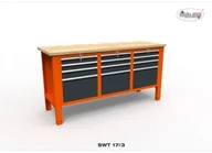 Stoły warsztatowe - Malow Stół narzędziowy SWT 17/03 "TRÓJKA" do warsztatu blat roboczy SWT17/03 - miniaturka - grafika 1