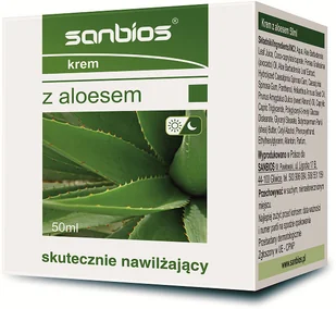 SANBIOS SANBIOS Krem z aloesem 50ml 21SANKREAM - Kremy do twarzy - miniaturka - grafika 2