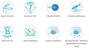 Deante Hiacynt Bianco Bateria umywalkowa stojąca BQH A20M [14850015] - Baterie umywalkowe - miniaturka - grafika 3