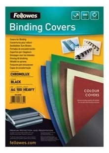 Fellowes Okładki, 5378403 - kartonowe - Chromo A4 - zielone - Okładki do laminatorów i bindownic - miniaturka - grafika 2
