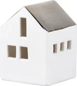 Świeczniki - Raeder Lampion LED Raeder domek 7 cm z metalicznym dachem C89808 - miniaturka - grafika 1