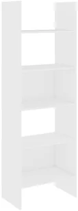 vidaXL Regał na książki biały 60x35x180 cm płyta wiórowa 803407 - Regały - miniaturka - grafika 4