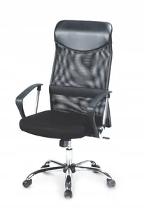 Fotel biurowy, krzesło biurowe VIRE fotel pracowniczy czarny - Fotele i krzesła biurowe - miniaturka - grafika 2