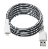 Kable USB - Fuse Chicken Fuse Kabel Ligtning Titan 1m stalowy - srebrny - miniaturka - grafika 1