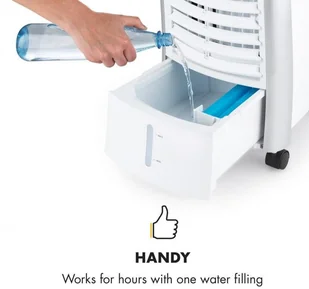 Klarstein Maxfresh WH Schładzacz powietrza 6L 65W Pilot Pakiet lodowy ACO6-Maxfresh-W - Klimatory - miniaturka - grafika 7