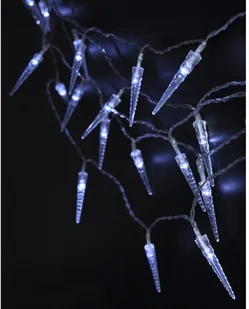Solight LED Świąteczny łańcuch zewnętrzny 50xLED/3xAA sople lodu IP44 - Lampy ogrodowe - miniaturka - grafika 2