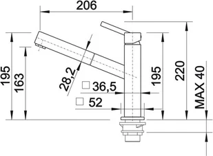 Blanco QUATURA-S 517185 - Baterie kuchenne - miniaturka - grafika 4