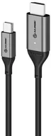Kable USB - Alogic Kabel ALOGIC Premium Ultra Mini DisplayPort 1.4 HDMI 2.0 4K 60Hz ACTIVE 2m Space Grey ULMDPHD02-SGR - miniaturka - grafika 1