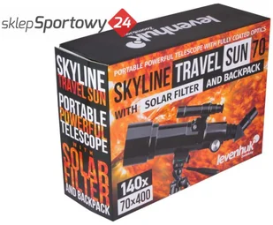 Levenhuk SKYLINE TRAVEL SUN 70 (72481) - Teleskopy - miniaturka - grafika 3