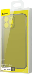 Baseus Frosted Glass Case etui pokrowiec do iPhone 13 Pro Max sztywna obudowa z żelową ramką czarny (ARWS000501) - Etui i futerały do telefonów - miniaturka - grafika 19