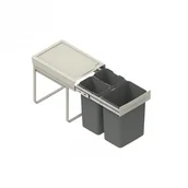 Kosze na śmieci - Rejs Pojemnik na odpady do "40" 3-koszowy niski (JC601 N) WE14.1519.05.007.K - miniaturka - grafika 1