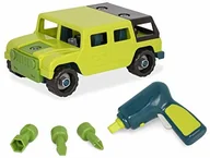 Figurki dla dzieci - Battat Samodzielny montaż samolotu z wkrętarką akumulatorową, lipowa zieleń - miniaturka - grafika 1