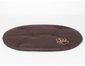 Legowiska dla psów - Hobbydog Poduszka dla zwierząt owalna ciemny brąz R6 o wymiarach 75 cm x 58 cm R6 PODCBR2 - miniaturka - grafika 1