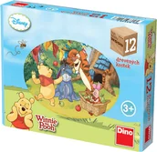 Klocki - DINO DINO Kubus Kubuś Puchatek 12 szt - miniaturka - grafika 1