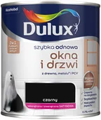 Farby olejne i specjalne - Dulux Szybka Odnowa Okna i drzwi czarny 750 ml - miniaturka - grafika 1