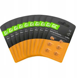 Baterie P13 PR48 ZL2 GREEN CELL ZincAir (6 szt.) - Baterie i akcesoria - miniaturka - grafika 3