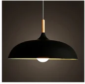 Lampy sufitowe - Step into Design Lampa wisząca Saucer czarna 5949 - miniaturka - grafika 1