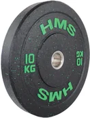 Obciążenia - HMS Obciążenie olimpijskie gumowane HTBR10 10 kg - 27600-uniw - miniaturka - grafika 1