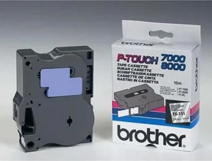 Brother TX151 do PT7000/8000 fol lam przezr /Bk 24 - Papier do drukarek - miniaturka - grafika 4