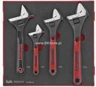 Zestawy narzędziowe - TENG TOOLS Zestaw kluczy nastawnych 4 szt 238310106 TEDA DJ4 - miniaturka - grafika 1