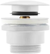 Korki do umywalek - Rea Korek umywalkowy uniwersalny klik-klak White - miniaturka - grafika 1