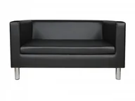Sofy i kanapy - Roman Orlik - Zakład Tapicerski Roman Orlik - Zakł Sofa Picolo dwuosobowa eko skóra czarna - miniaturka - grafika 1