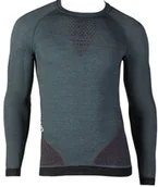 Pozostała odzież narciarska - UYN Fusyon Mens Shirt LS Orion Blue/Bordeaux/Pearl Grey L/XL - miniaturka - grafika 1