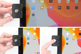 Brodit AB Uchwyt pasywny do Apple iPad 10.2 7th Gen z blokadą sprężynową. 741168 - Akcesoria do tabletów i e-booków - miniaturka - grafika 4