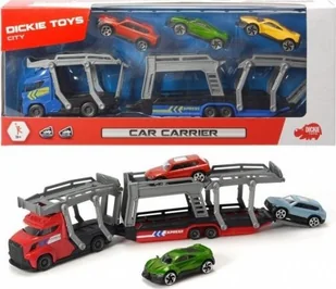 Dickie Toys 203745008 Car Carrier 264szt. W zestawie 3 pojazdach - Samochody i pojazdy dla dzieci - miniaturka - grafika 2