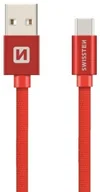 Kable USB - SWISSTEN Kabel USB USB Typ C SWISSTEN 0.2 m Czerwony 71521106 - miniaturka - grafika 1