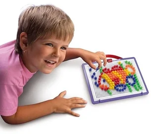 Quercetti FANTACOLOR MOZAIKA 10mm 150szt GXP-506139 - Zabawki kreatywne - miniaturka - grafika 3