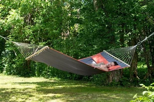 Amazonas Hamak z drążkiem American Dream, szary - Hamaki - miniaturka - grafika 11