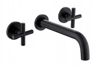 Baterie umywalkowe - Rea Bateria podtynkowa umywalkowa czarna Exit Black UZYSKAJ 5 % RABATU NA ZAKUP B8000 - miniaturka - grafika 1