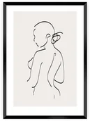 Plakaty - Dekoria Dekoria Plakat Body Line I 70 x 100 cm Ramka Czarna 223E-000-40 - miniaturka - grafika 1