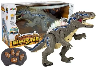 Lean Dinozaur Zdalnie Sterowany Tyranozaur Świeci Szary 7069 - Figurki dla dzieci Lean Dinozaur Zdalnie Sterowany Tyranozaur Świeci Szary 7069 - Figurki dla dzieci - miniaturka - grafika 1