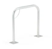 Wyposażenie miejsc publicznych - AJ Stojak na rowery montowany do podłoża galwanizowany 20246 - miniaturka - grafika 1