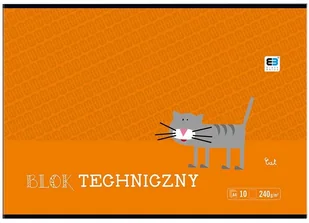 Inter-druk Blok techniczny A4 BB Kids 10k biały - Szkolne artykuły papiernicze - miniaturka - grafika 2