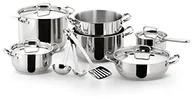 Zestawy garnków i patelni - Lagostina Sfiziosa 13-częściowy zestaw garnków, ze stali nierdzewnej 010740600013 - miniaturka - grafika 1