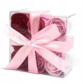 Mydła - Zestaw 9 Mydlanych Różowych Róż - miniaturka - grafika 1