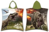 Okrycia kąpielowe dla dzieci - Ponczo dziecięce Jurassic world Volcano, 50 x 115 cm - miniaturka - grafika 1