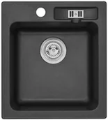 Zlewozmywaki - AXIS MALIBU 20 | Czarny - miniaturka - grafika 1