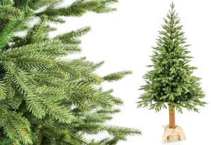 Choinka sztuczna premium - Świerk Kanadyjski PE 220 cm - na naturalnym pniu - NR 1866 SW-PE-NP-220 - Choinki - miniaturka - grafika 2