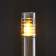 Lampy ogrodowe - Lampenwelt Smukły słupek oświetleniowy Enja stal szlachetna - miniaturka - grafika 1