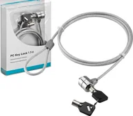 Zabezpieczenia do laptopów - Linka zabezpieczająca MicroConnect PC Notebook lock safety lock NOTEBOOKL2 - miniaturka - grafika 1
