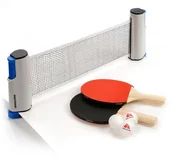 Tenis stołowy - Meteor Zestaw do tenisa stołowego Rollnet 2 rakietki + 3 piłeczki 15042 - miniaturka - grafika 1