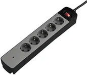 Kable - Hama 00137375-Tidy-Line 5 °F-steckd.Tidy Line ü-S G, czarny 00137375 - miniaturka - grafika 1