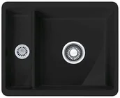 Zlewozmywaki - Franke Kubus KBK 160 czarny mat 126.0442.602 - miniaturka - grafika 1