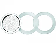 Zaparzacze i kawiarki - Ibili Zestaw dwie uszczelki i sitko do kawiarki IBILI, 200 ml - miniaturka - grafika 1