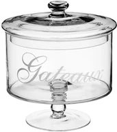 Pojemniki kuchenne - producent niezdefiniowany Szklany kielich na ciastka przechowywanie słodkości 19 cm B00LUYEPO - miniaturka - grafika 1